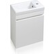 Тумба с раковиной Style line Compact Люкс 40 белая (СС-00000248 + S-UM-COM40/1-w)