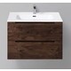 Тумба с раковиной BelBagno Etna 70х45 rovere moro (ETNA-700-2C-SO-RW-P, BB700ETL)