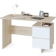 Стол письменный СОКОЛ СПм-19 дуб сонома/белый