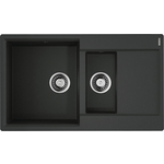 Кухонная мойка Omoikiri Daisen 86-2 BL черная (4993477)