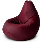 Кресло бескаркасное Mypuff Груша бордо размер комфорт оксфорд bbb_026