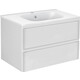 Тумба с раковиной Vincea Vico 80 подвесная, G.White (VMC-2V800GW + VCB-2VP800W)