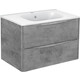 Тумба под раковину Vincea Paola 80 подвесная, Beton (VMC-2P800BT)