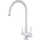 Смеситель для кухни Lemark Comfort под фильтр, белый (LM3075W)