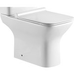 Унитаз (чаша) Aquanet Cube 2-C с сидением микролифт безободковый (240208)