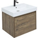 Тумба под раковину Aquanet Nova Lite 60 один ящик, дуб рустикальный (249511)