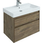 Тумба под раковину Aquanet Nova Lite 75 два ящика, дуб рустикальный (249515)