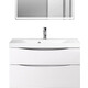 Тумба с раковиной BelBagno Marino-H60 90 PR bianco lucido (MARINO-H60-900-2C-SO-BL-P, BB900/450-LV-MR-PR)