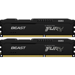 Память оперативная Kingston 8GB DDR3 DIMM FURY Beast Black (KF318C10BBK2/8)