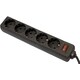 Сетевой фильтр Defender ES 1.8 1,8m, black, 5 outlets (99484)