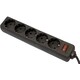 Сетевой фильтр Defender ES 3 3m, black, 5 outlets (99485)