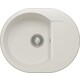 Кухонная мойка Polygran Atol 620 №36 белый хлопок (678972)