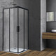 Душевой уголок Vincea Soft VSS-3SO 90х90 прозрачный, черный (VSS-3SO900CLB)