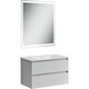 Мебель для ванной Sancos Cento 80 два ящика, белый глянец