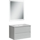 Мебель для ванной Sancos Libra 80 два ящика, белый глянец