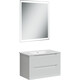 Мебель для ванной Sancos Norma 2.0 80 два ящика, белый глянец