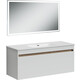 Мебель для ванной Sancos Smart 120 два ящика, белый глянец
