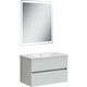 Мебель для ванной Sancos Urban 80 два ящика, белый глянец