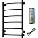 Полотенцесушитель электрический ZOX Дуга ЛЦ 80х50 черный (4630099748116)