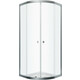 Душевой уголок Triton Альфа-Хром 100х100 прозрачный, хром (Щ0000052960)