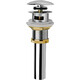 Донный клапан AQUAme Click-clack с переливом, хром (AQM7001-1)