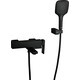 Смеситель для ванны Gappo G3217-6 черный (6959477656347)