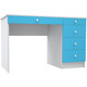 Стол письменный МДК Феникс 1 Голубой (СТ4Ф-1Г)