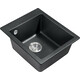 Кухонная мойка Milacio Murcia 42 Cuarzo черная матовая (MC.77041)