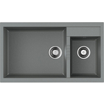 Кухонная мойка Omoikiri Tedori 86-2-LB-GR leningrad grey (4993573)