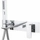 Смеситель для ванны Allen Brau Infinity с механизмом, хром (5.21007-00)