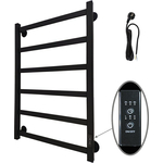Полотенцесушитель электрический Маргроид В81-10 50x80 правый, черный матовый (8110p-8050-1081-9005R)
