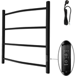 Полотенцесушитель электрический Маргроид В4 50x60 правый, черный матовый (04-6050-1049-9005R)