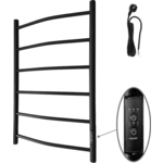 Полотенцесушитель электрический Маргроид В4 50x80 правый, черный матовый (04-8050-1049-9005R)