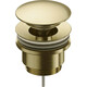 Донный клапан AQUAme click-clack brushed gold (AQM7003BG)