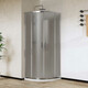 Душевой уголок Vincea City 90х90 рифленый, хром (VSQ-5CT900MT)
