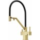 Смеситель для кухни Sancos Loro c подключением фильтра, брашированное золото (SC4007BG)