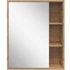 Зеркальный шкаф Sanstar Lavanti 60х73 дуб вотан (444.1-2.4.1.)