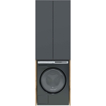 Шкаф Sanstar Graffa 65х200 над стиральной машиной, дуб вотан/графит софт (455.1-3.4.1.)