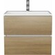 Тумба под раковину Uperwood Barsa 60 белая/дуб сонома (2930205256)