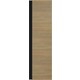 Пенал Uperwood Barsa 35х120 черный/дуб сонома (293020545)