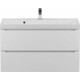 Тумба под раковину Uperwood Tanos 90 подвесная, белая матовая (291020245)