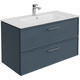 Тумба под раковину Kerama Marazzi Piano Classic 95 синяя (PIA.CL.95\BLU.M)