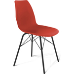 Стул Sheffilton SHT-ST29/S64 красный красный RAL3020 / черный муар