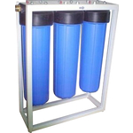 Фильтр предварительной очистки Гейзер 3 И ВВ 20" (без картриджей) на раме (32062)