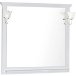 Зеркало с полкой Aquanet Лагуна 105 белое (175304)