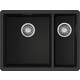 Кухонная мойка Omoikiri Kata 55-2-U BL черная (4993389)