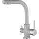 Смеситель для кухни Paulmark Essen под фильтр, серый (Es213011-310)