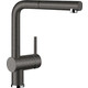 Смеситель для кухни Blanco Linus-S Silgranit выдвижной излив, антрацит (516688)