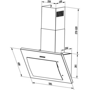 Вытяжка Lex MIKA GS 600 WHITE