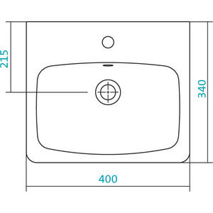 Раковина мебельная Santek Heo 40 (1WH302183)
